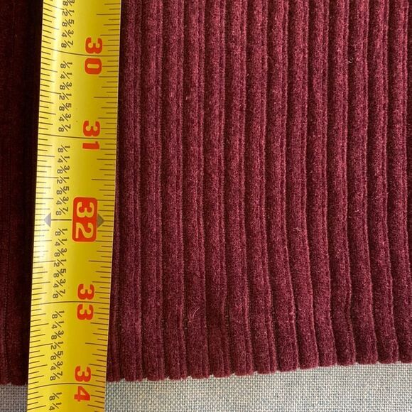 Free People Vivian corduroy burgundy/plum sleeveless mini dress size M - Picture 8 of 8